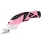 Fleming Supply Cordless Power Scissors with Two Blades, Fabric, Carpet, Cardboard Cutter, Rechargeable Battery Pink 431686JZS - alternate 1